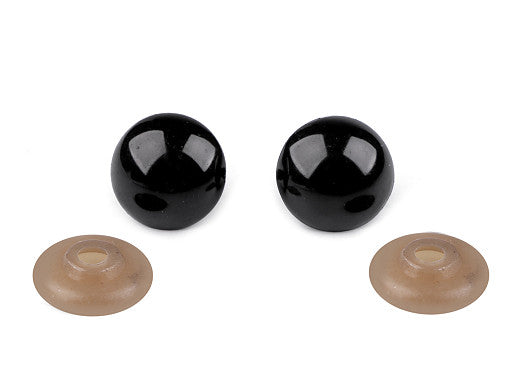 Olhos Pretos para Amigurumis