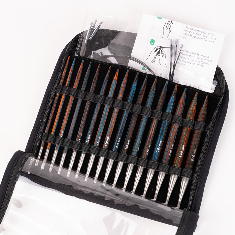 Juego de agujas circulares intercambiables Drops Romance Deluxe
