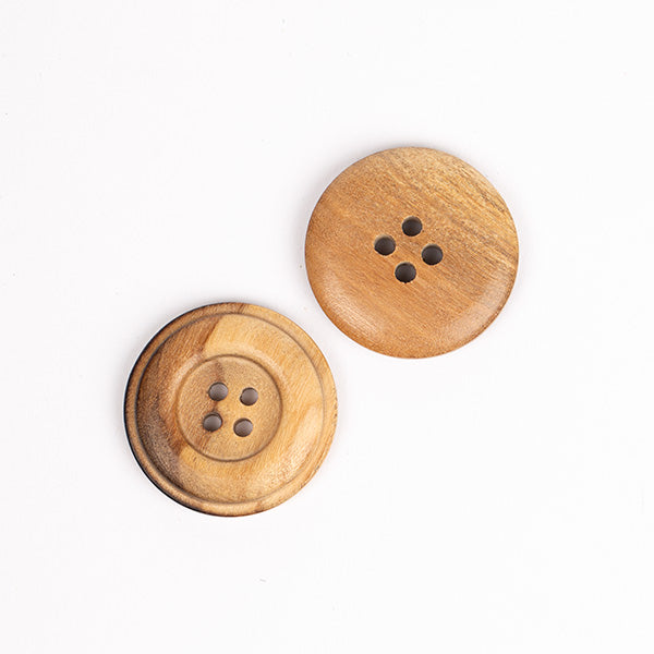 Olive Wood Button