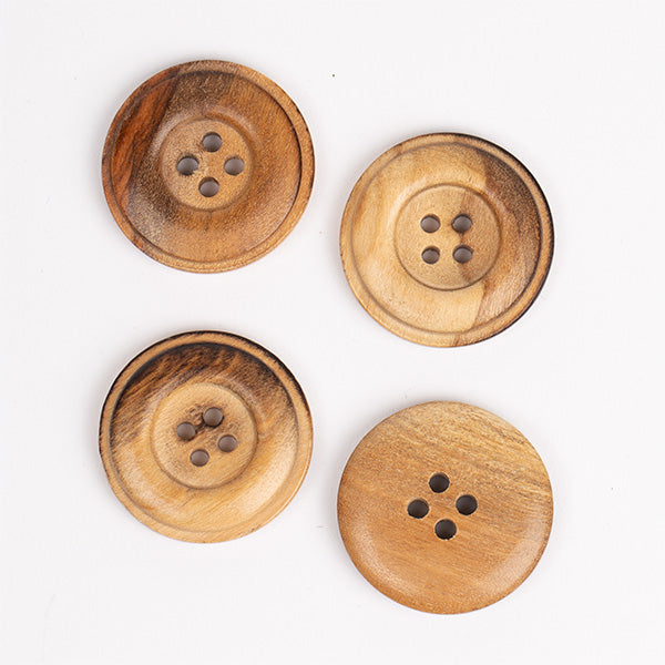 Olive Wood Button