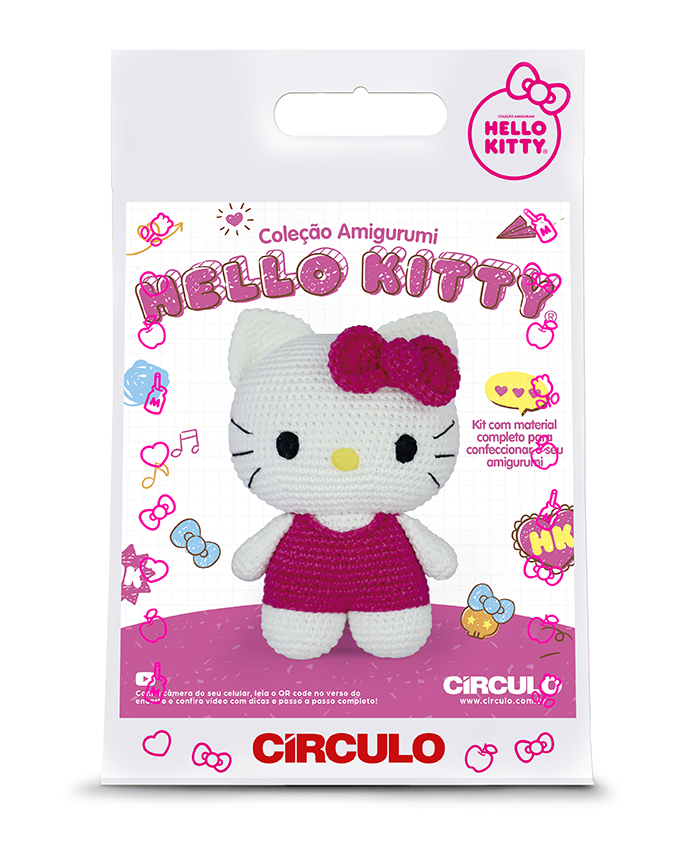 Círculo Kit Coleção Amigurumi Hello Kitty