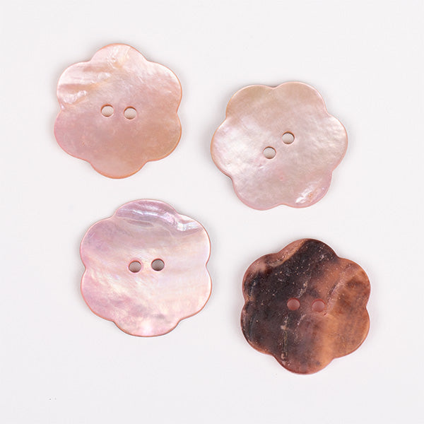 Flower Button (Blush)