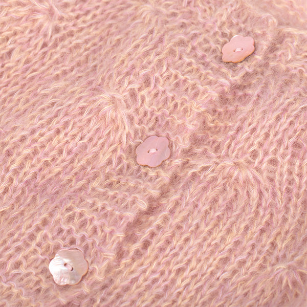 Flower Button (Blush)