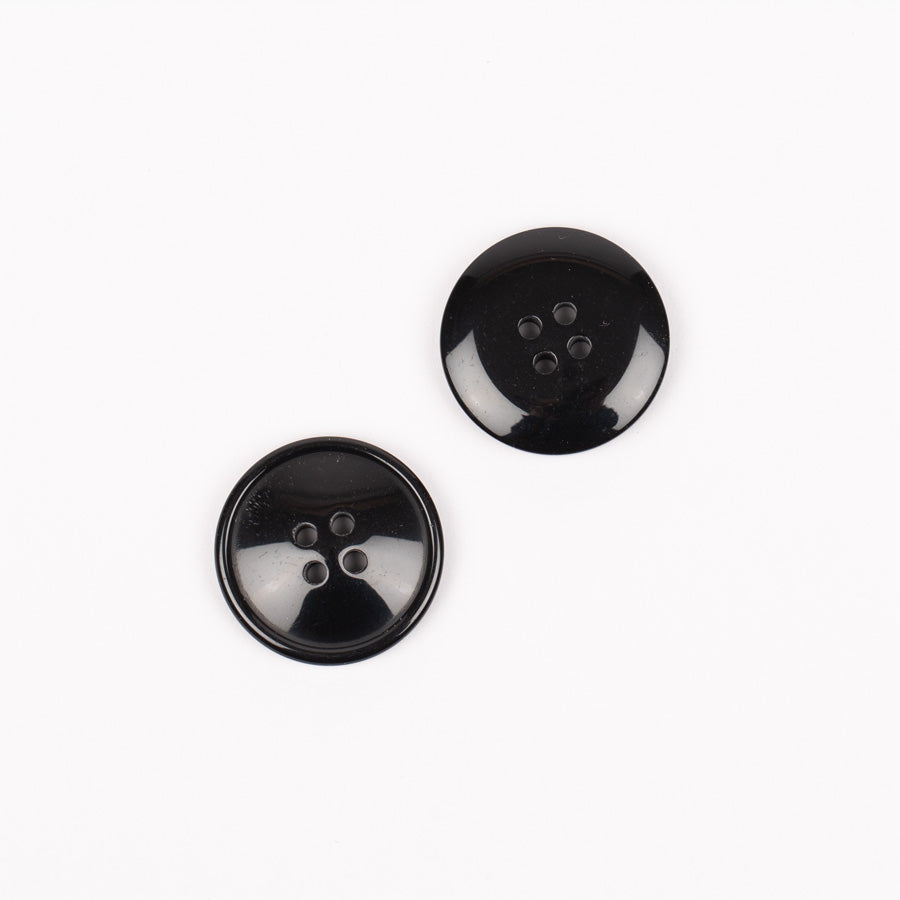 Imitation Horn Button (black)