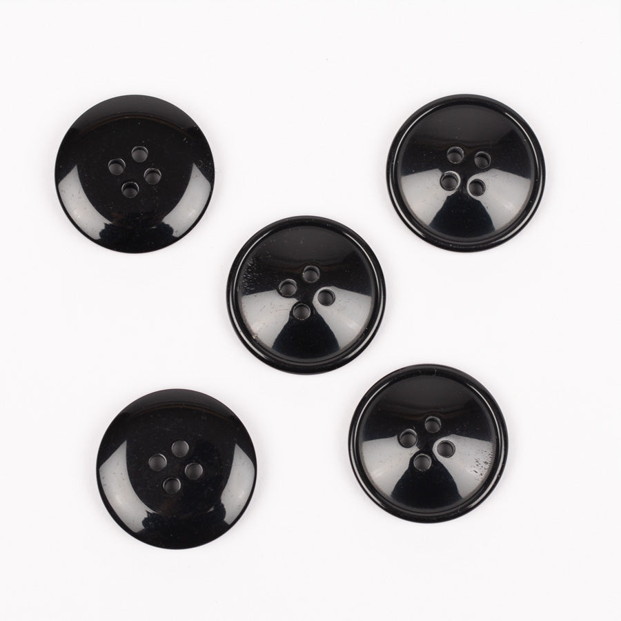 Imitation Horn Button (black)