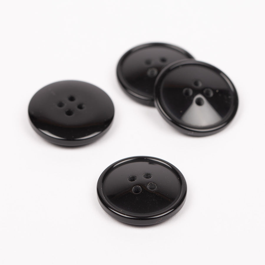 Imitation Horn Button (black)