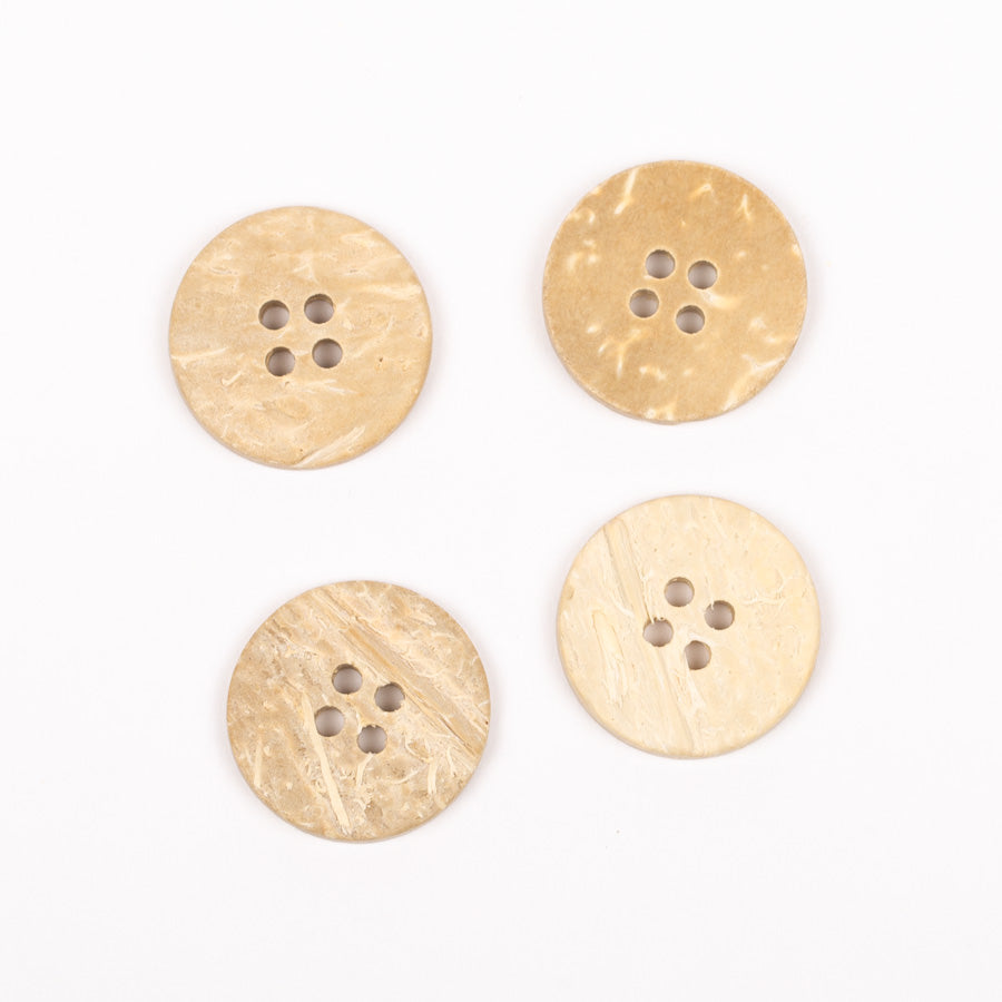 Bleached Coconut Button