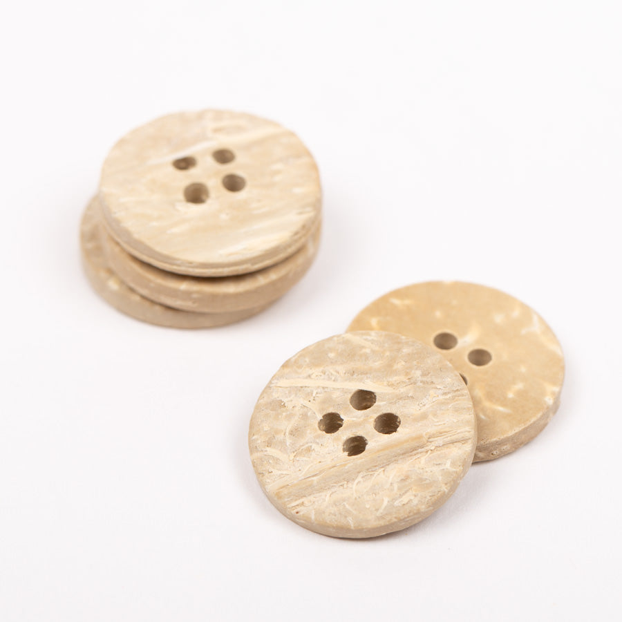 Bleached Coconut Button