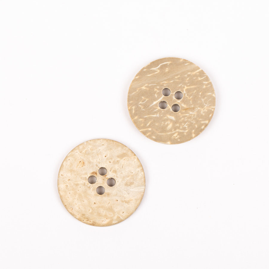 Bleached Coconut Button
