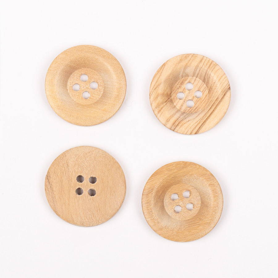 DROPS Botão Madeira de Oliveira (clara)