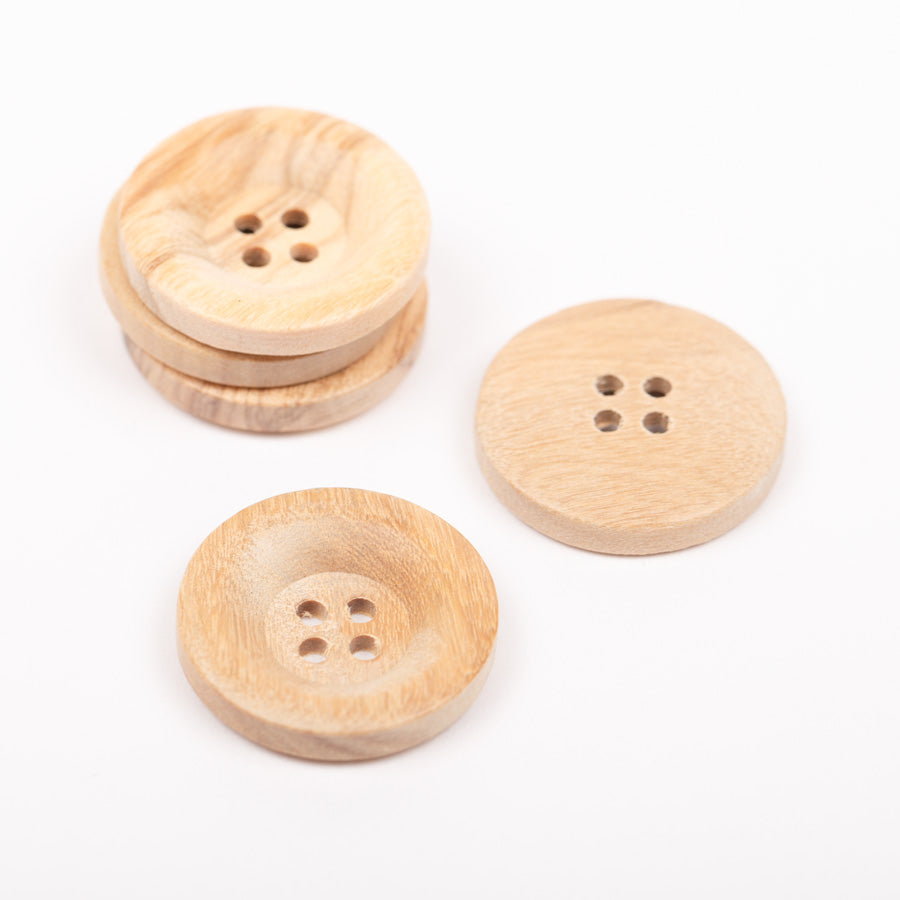 DROPS Botão Madeira de Oliveira (clara)