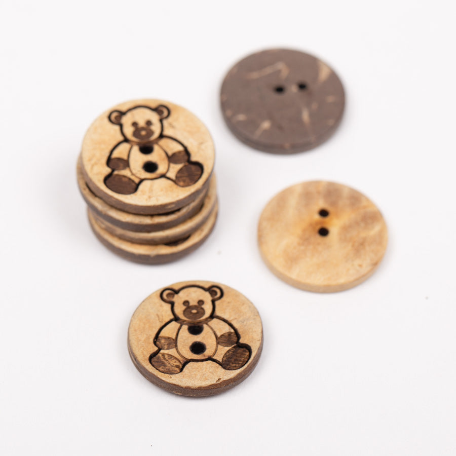 Botón de oso (coco)