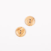 Heart-shaped button (wood)