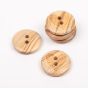 Heart-shaped button (wood)