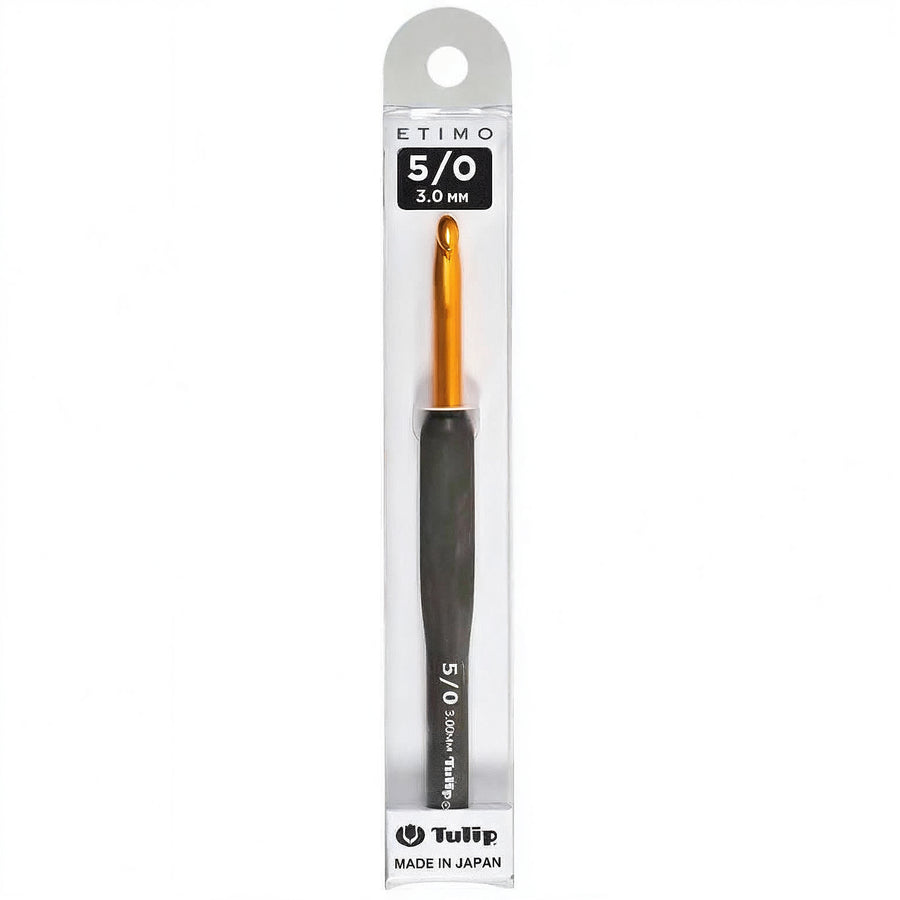 Agulha de Crochet Tulip Etimo Black Gold Soft Grip