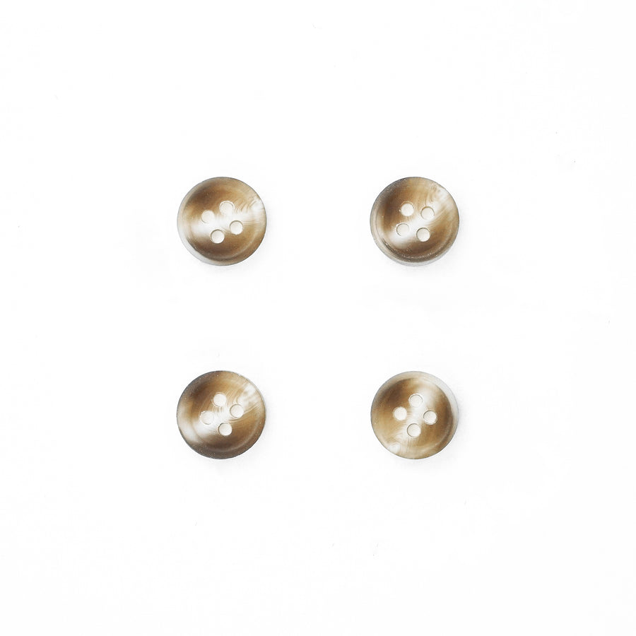 Round Horn Imitation Button
