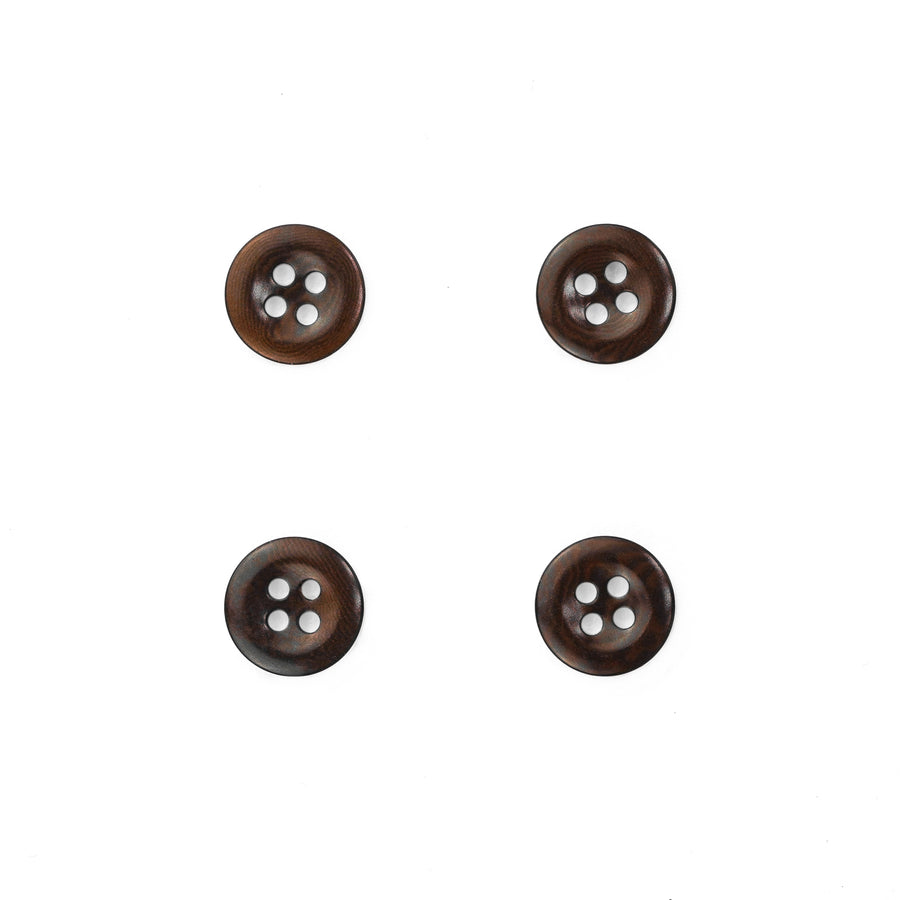 Wood imitation button