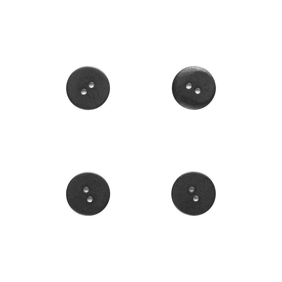 Black Round Button