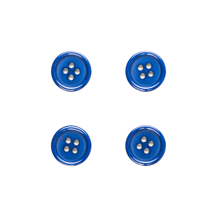Cobalt Blue Round Button