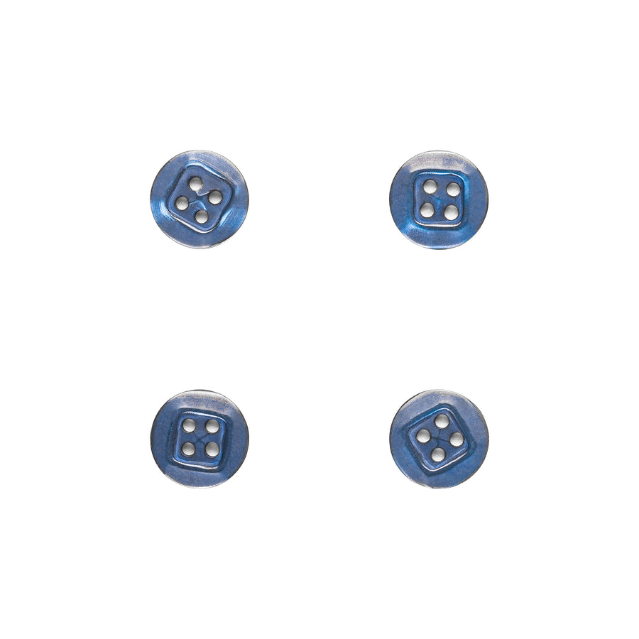 Dark Blue Round Button