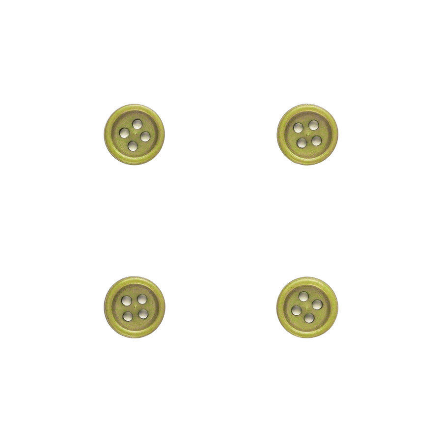 Moss Green Round Button