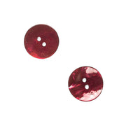 Wine Colour Mother-of-Pearl Round Button