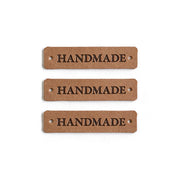 Etiqueta pele sintética - Handmade (und)