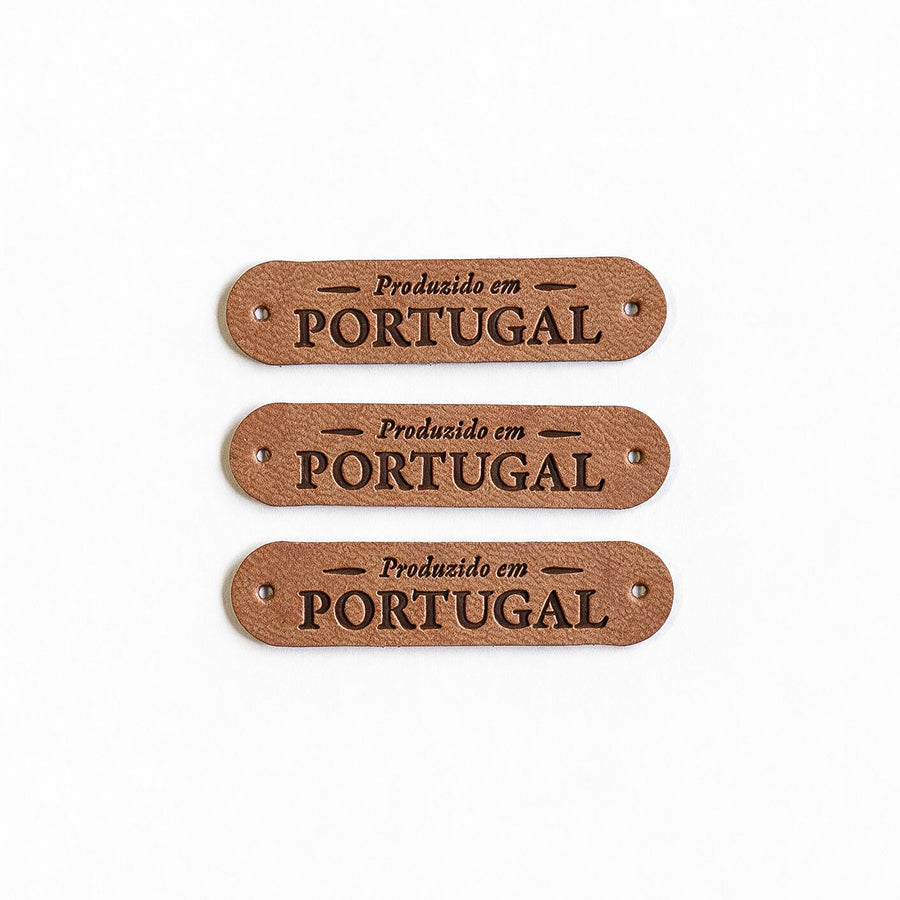 Etiqueta pele sintética - Produzido em Portugal (und)