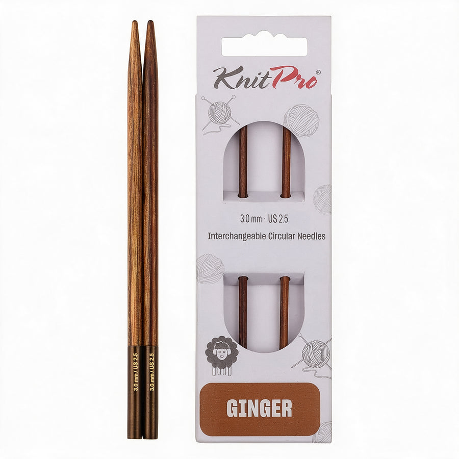KnitPro Agulhas circulares intercambiáveis Ginger (10cm)