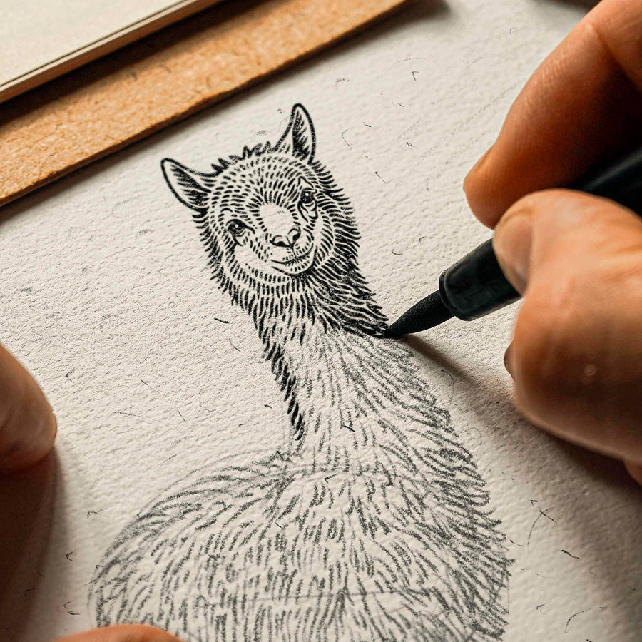 "Animals & Their Wool" Print