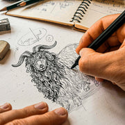 "Animals & Their Wool" Print