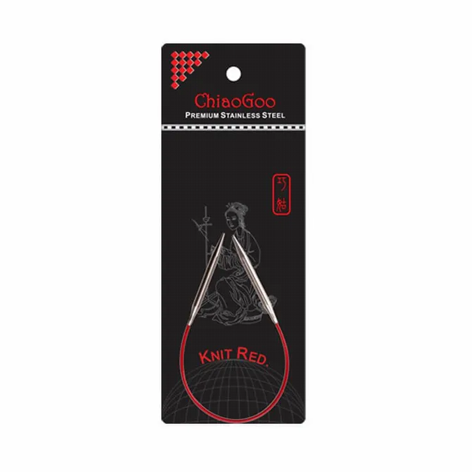 ChiaoGoo Agulhas Circulares Red