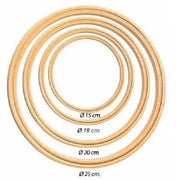 Wooden Embroidery Hoop without Tension Screw