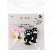 Knitting needle tip protectors