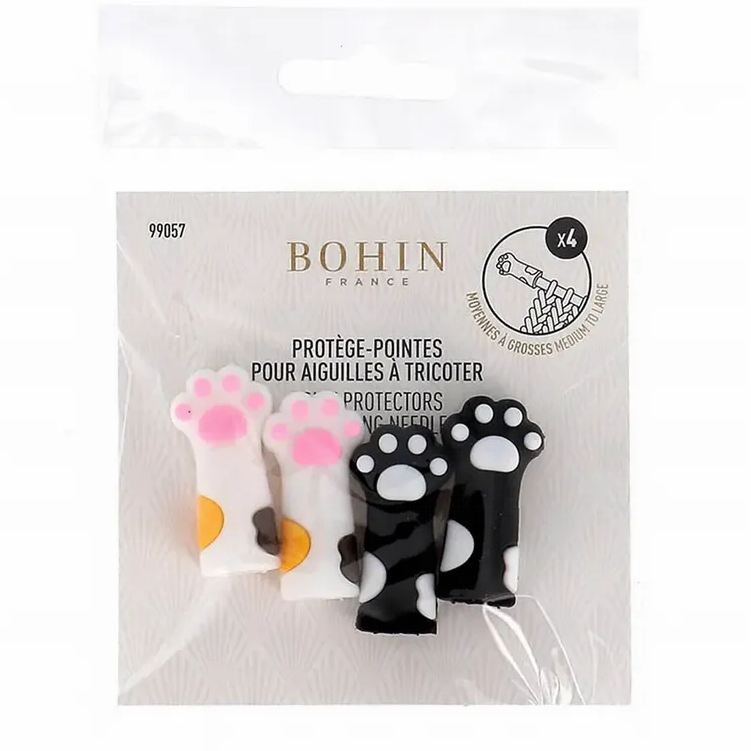 Knitting needle tip protectors